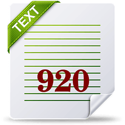 920文本编辑器软件图标