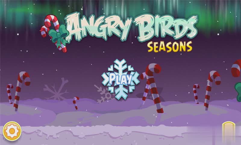 愤怒的小鸟冬季版游戏截图